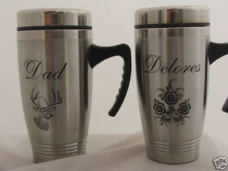 Personalized Laser Engraved Coffee Mug Fishing Hunting