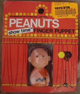 Vtg 1950 Peanuts Showtime Finger Puppet CHARLIE BROWN OSS United 