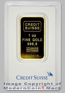   Suisse 1 Ounce .9999 Gold Bar   Sealed   Type 2 Plastic Case SKU26782