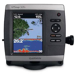 GARMIN 521S FISH FINDER / Depth Finder GPS Chartplotter WITH 