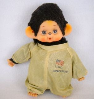 Vintage 8 Monchichi Spaceman Monkey Doll
