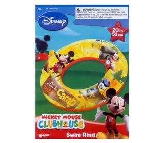 Disney Mickey Mouse Kids Swim Ring Tube Pool Float Toy