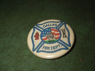 Fire Department flat back buttons use in crafts and scrap booking