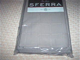Sferra Taupe Blanket Cover and Standard Sham Set   Kelly Hoppen design 