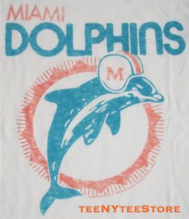 NFL t shirt MIAMI DOLPHINS JUNK FOOD AFL 50th Anniversary Limited 