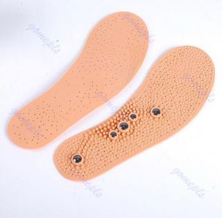 Clean Health Foot Magnetic Therapy Thener Massage Insoles Shoe Comfort 