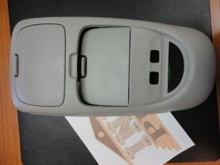 2002 2003 2004 Ford F250 F350 F450 Grey Overhead Console with doors 