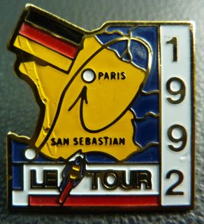 Tour de France Cycling Official Pin Badge 1992 Bradley Wiggins Team 