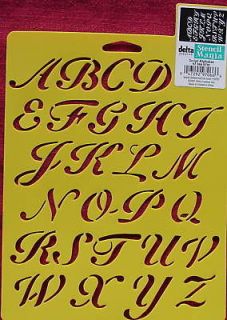   Alphabet 1 paint craft scrapbook cards Upper Case Letters Fonts