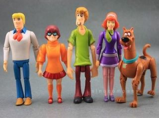 Scooby Doo SHAGGY DAPHNE FRED VELMA AND DOG ACTION FIGURES XMAS GIFT 