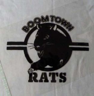 BOOMTOWN RATS T SHIRT BOB GELDOF LIVE AID PUNK NEW WAVE BLONDIE PUNK 