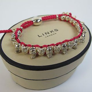 link friendship bracelets pink