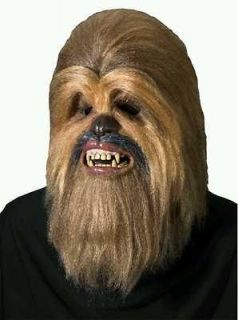 STAR WARS CHEWBACCA MASK PROP COLLECTIBLE BRAND NEW hand layered hair