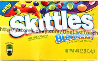 SKITTLES x 1 Box~BLENDERS~Bite Size Candies~Blended Fruit Flavors~4 oz