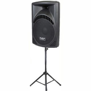  Powered 15 Speaker Stand Karaoke Set Class D Amp PP1504CD1SET1