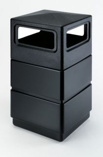 38 Gallon Three Tiered Outdoor Garbage Can w/Dome Lid