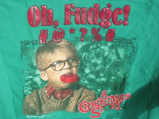 Shirt Oh Fudge A Classic Christmas Story Ralphie wth a bar of soap 