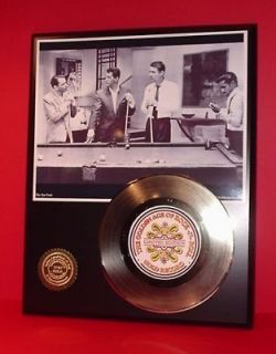 Frank Sinatra 24kt Gold Record Rat Pack Gift Limited Edition Free 