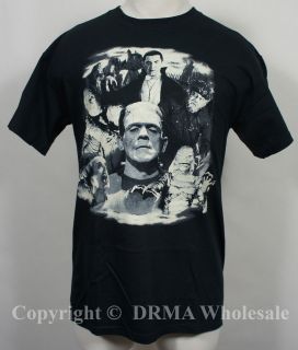   Monsters DRACULA Lugosi Frankenstein Glow T Shirt S M L XL XXL NEW