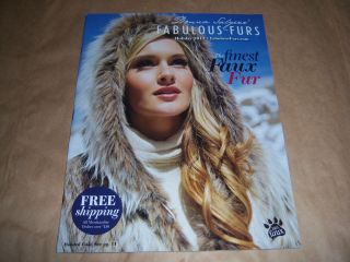 donna salyers fabulous furs catalog holiday 2012 the finest faux fur