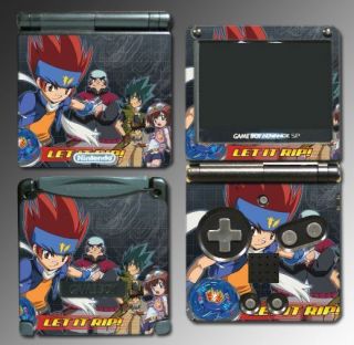 Beyblade Metal Fury Masters 4D Ginka Game Skin 6 for Nintendo Game Boy 