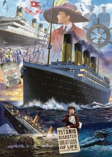 Masterpieces The Titanic Ship Jigsaw Puzzle   1000 pc