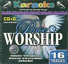 Praise & Worship Karaoke CD+G 16 Songs Old Rugged Cross Amazing Grace 
