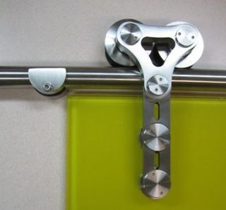 Vienna Satin Stainless Steel Hardware for Sliding Barn Doors