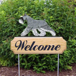   Miniature Welcome Sign Stake. Home & Garden Dog Wood Products & Gifts
