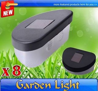   High Intensity Solar LED Garden Wall light for pond landscape x 8pcs
