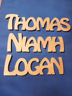   Wooden Name Plaques Words/Letters Wall/Door Art/craft/Sign 12cm