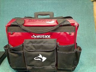 HUSKY TOOL BOX TOOL TOTE POUCHES WITH HANDLE AND WHEELS