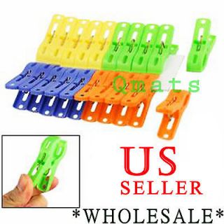 NEW 50 / 100 / 200 Plastic Clothespins Pegs Hanging clips Laundry 2 