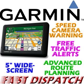 Garmin Nuvi 1490T GPS SATNAV UK & Europe Maps 5 Widescreen & FREE 