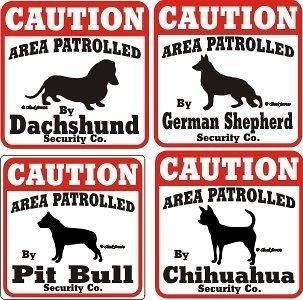 Caution Dog Security Sign Funny Novelty Pet Warning New