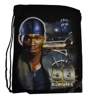 50 Cent Hip Hop/ School / Gym / Pull Cord Bag (G1)