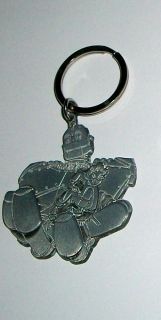The Iron Giant Pewter Metal Keychain With HOGARTH RARE 1999 VHTF