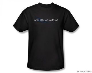 Alphas Are You An Alpha? Officially Licensed Adult Shirt S 3XL