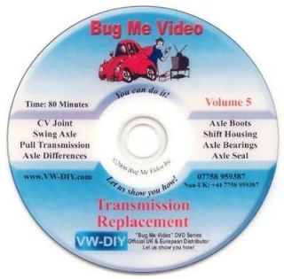 Replace VW Beetle Bus Transmission New DVD IRS Gearbox