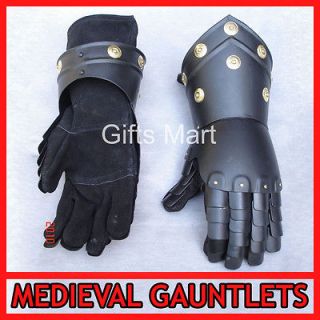   LOT Medieval Knight Mitten Gauntlets Armor Gloves Reenactment Gauntlet