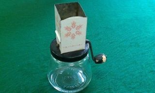 Vintage Androck Nut Chopper with glass base
