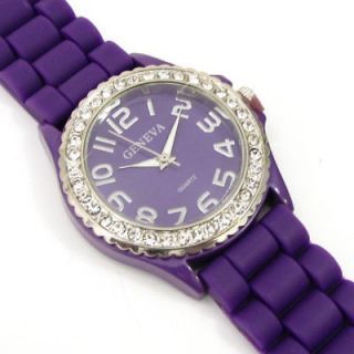 geneva silicone watches in Wristwatches