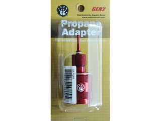   Arms V2 Aluminum Propane Adapter for Gas Airsoft BB Guns Pistols Red