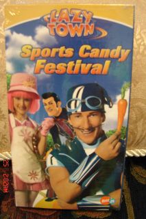 Nick Jr LAZY TOWN Sports Candy Festival BRAND NEW SEALED SHRINKWRAP 
