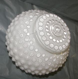 Round Hobnail Replacement Glass Shade for light fixture 3 1/4 Fitter 