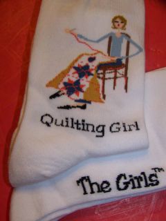 The Girls Craft Socks (Various Crafts Featured)