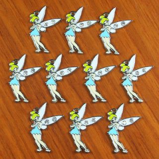   Tinker Bell Fairy Metal Charms Pendants Crafts DIY Girl Jewelry Making