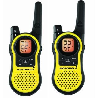 Motorola MH230R 23 Mile Range 22 Channel FRS/GMRS Two Way Radio (Pair)