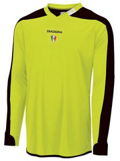 Diadora ENZO Soccer Goal Keeper Goalie Jersey Youth Large Yellow