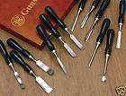 12PC WOODCARVING GOUGES KNIFES CHISELS TOOL WOOD CARVER CARVING 